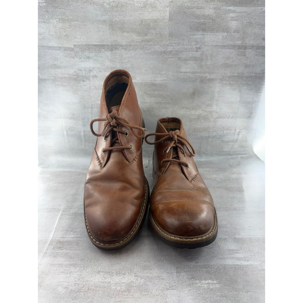 Clarks Men Brown Leather Chukka Boots 26103252 Lace Up Lug Sole Size 9M
